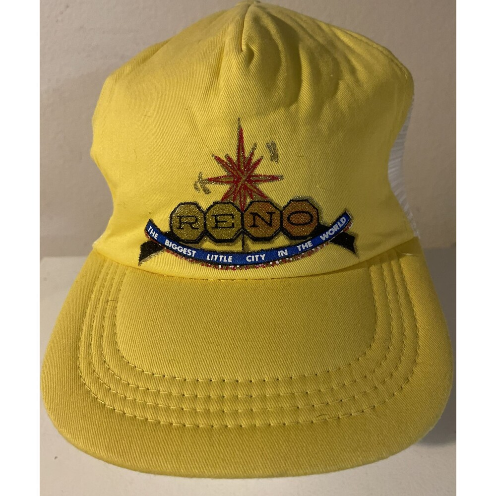Vintage Reno The Biggest Little City in the World Snapback Trucker Hat